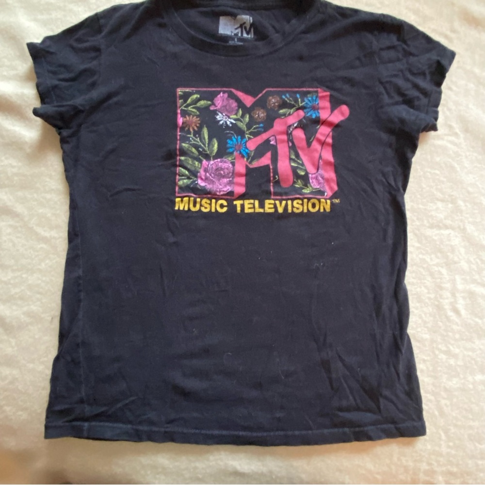 MTV graphic Floral T
